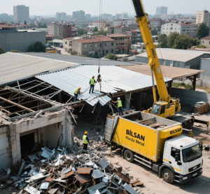 Büyükçekmece hurdacı hurda yıkım söküm çatı fabrika demontaj Bilsan